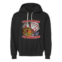 Driptoosoft IM Not Addicted IM Committed New Garment-Dyed Fleece Hoodie