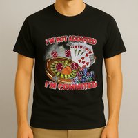 Driptoosoft IM Not Addicted IM Committed New T-Shirt