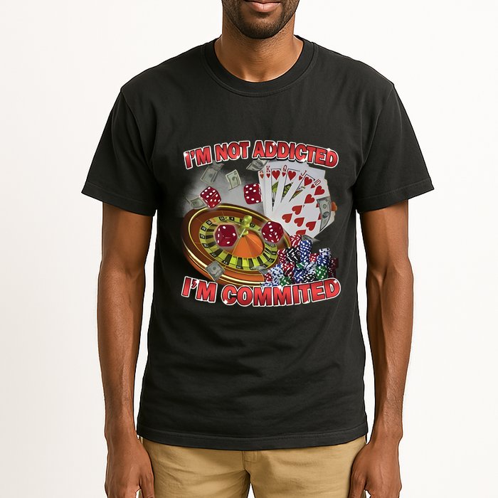 Driptoosoft IM Not Addicted IM Committed New Tall T-Shirt