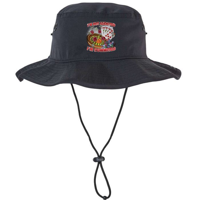 Driptoosoft IM Not Addicted IM Committed New Bucket Hat