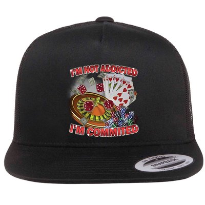 Driptoosoft IM Not Addicted IM Committed New Flatbill Hat
