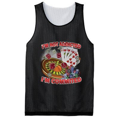 Driptoosoft IM Not Addicted IM Committed New Mesh Reversible Basketball Jersey Tank