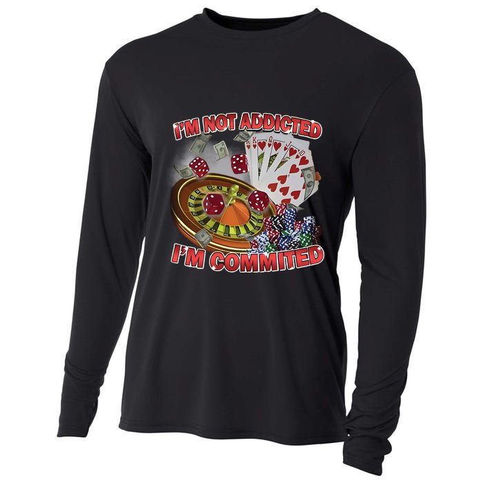 Driptoosoft IM Not Addicted IM Committed New Cooling Performance Long Sleeve Crew