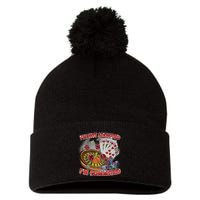 Driptoosoft IM Not Addicted IM Committed New Pom Pom 12in Knit Beanie