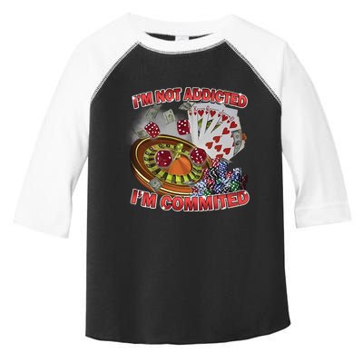 Driptoosoft IM Not Addicted IM Committed New Toddler Fine Jersey T-Shirt