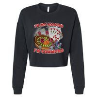 Driptoosoft IM Not Addicted IM Committed New Cropped Pullover Crew