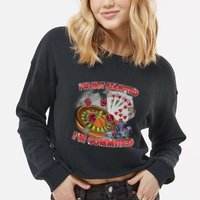Driptoosoft IM Not Addicted IM Committed New Cropped Pullover Crew