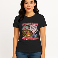 Driptoosoft IM Not Addicted IM Committed New Womens T-Shirt