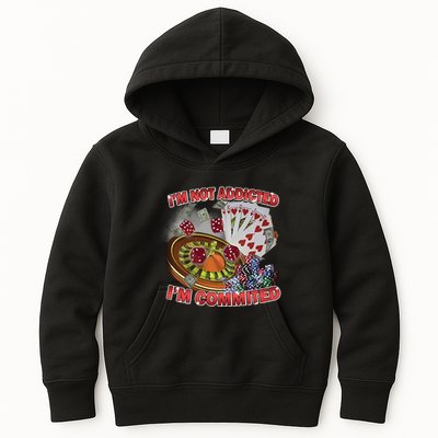 Driptoosoft IM Not Addicted IM Committed New Kids Hoodie