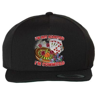 Driptoosoft IM Not Addicted IM Committed New Wool Snapback Cap