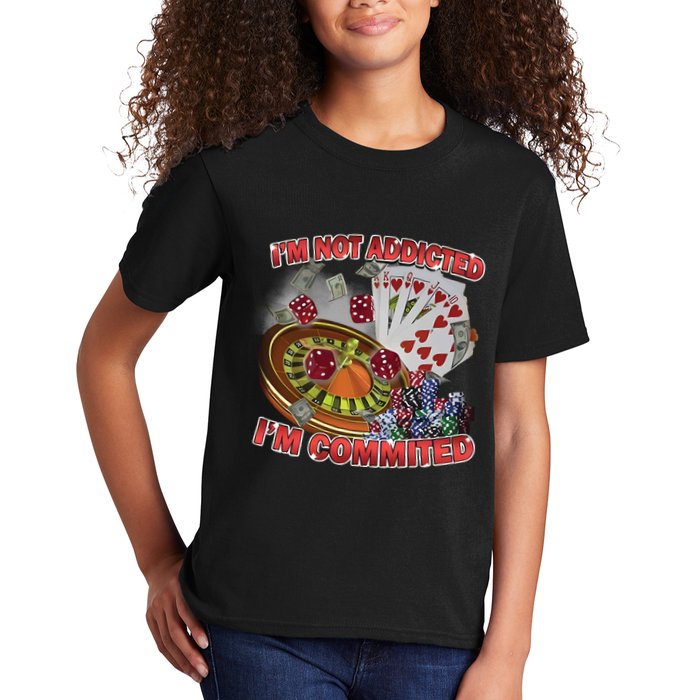 Driptoosoft IM Not Addicted IM Committed New Kids T-Shirt