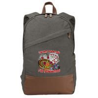 Driptoosoft IM Not Addicted IM Committed New Cotton Canvas Backpack