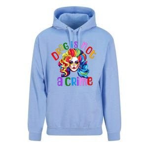 Drag Is Not A Crime Fabulous Drag Queen LGBTQ Unisex Surf Hoodie