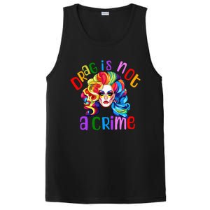 Drag Is Not A Crime Fabulous Drag Queen LGBTQ Equality Pride PosiCharge Competitor Tank