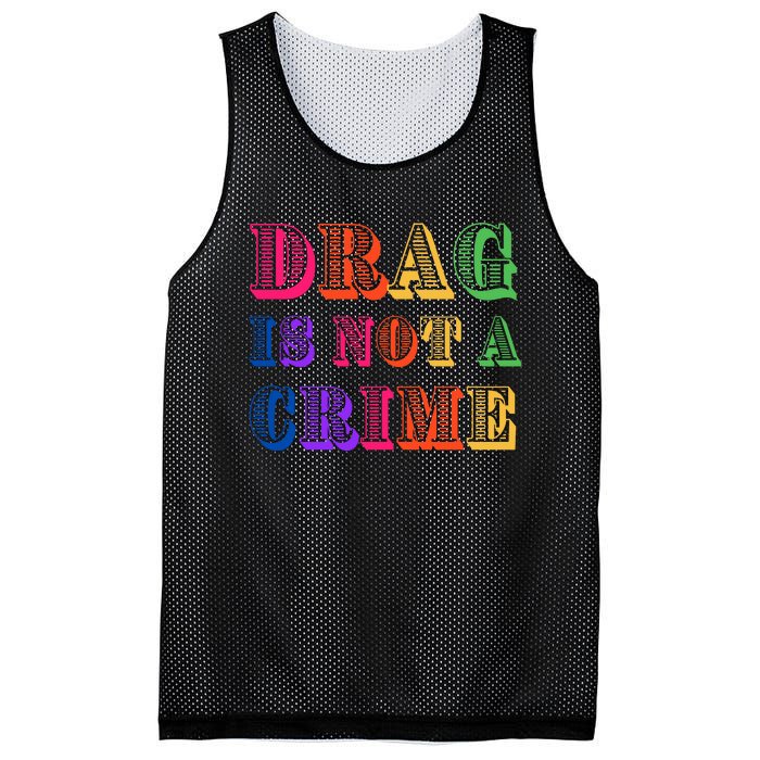 Drag Is Not A Crime Mesh Reversible Basketball Jersey Tank