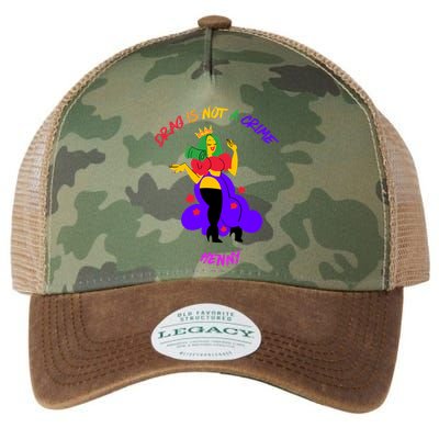 Drag Is Not A Crime Henny Legacy Tie Dye Trucker Hat