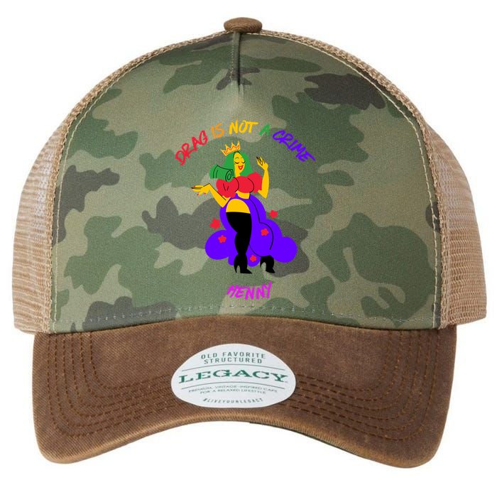 Drag Is Not A Crime Henny Legacy Tie Dye Trucker Hat