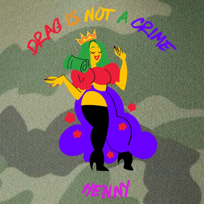 Drag Is Not A Crime Henny Legacy Tie Dye Trucker Hat