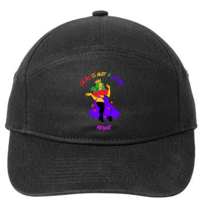 Drag Is Not A Crime Henny 7-Panel Snapback Hat