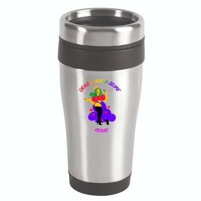 Drag Is Not A Crime Henny 16oz Travel Tumbler