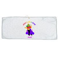 Drag Is Not A Crime Henny Large Microfiber Waffle Golf Towel