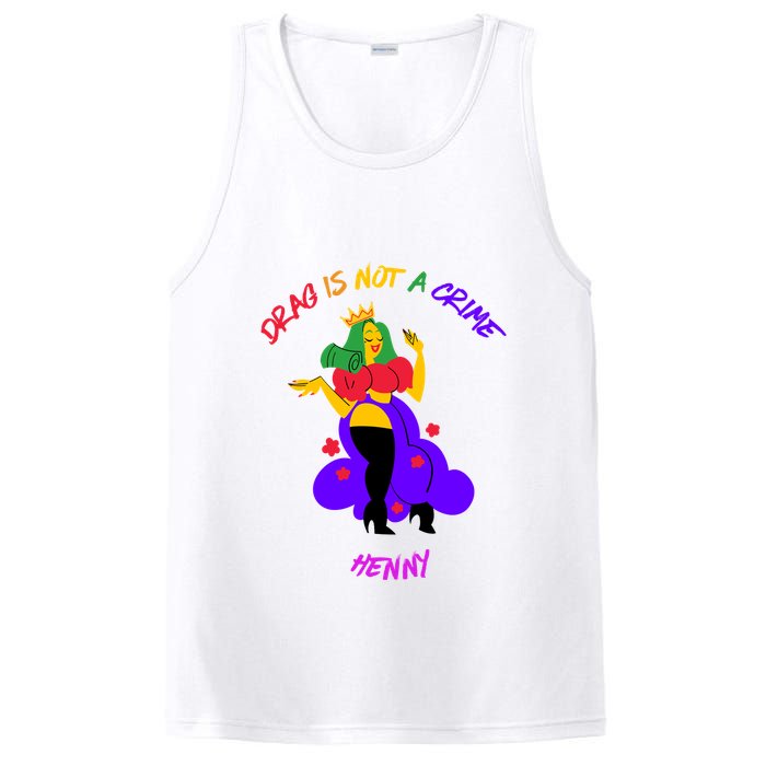 Drag Is Not A Crime Henny PosiCharge Competitor Tank
