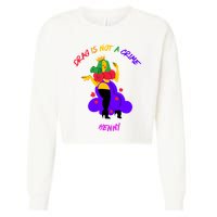 Drag Is Not A Crime Henny Cropped Pullover Crew