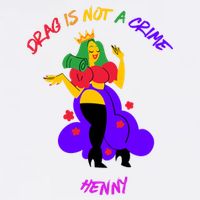 Drag Is Not A Crime Henny Cropped Pullover Crew