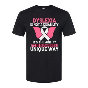 Dyslexia Is Not A Disability Its An Ability Awareness Softstyle CVC T-Shirt