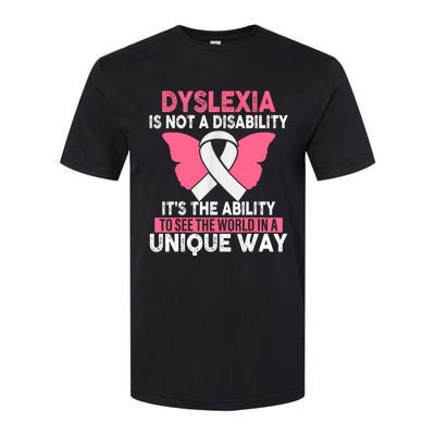 Dyslexia Is Not A Disability Its An Ability Awareness Softstyle CVC T-Shirt