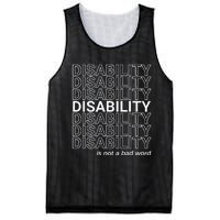 Disability Is Not A Bad Word Happy Disability Pride Month Mesh Reversible Basketball Jersey Tank