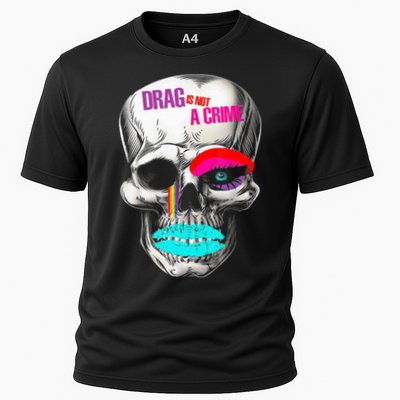 Drag Is Not A Crime Skull Performance Shirt