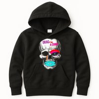 Drag Is Not A Crime Skull Kids Hoodie