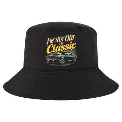 Design I'm Not Old I'm Classic Vintage Car Cool Comfort Performance Bucket Hat