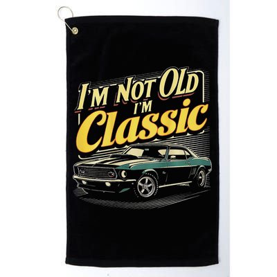 Design I'm Not Old I'm Classic Vintage Car Golf Towel