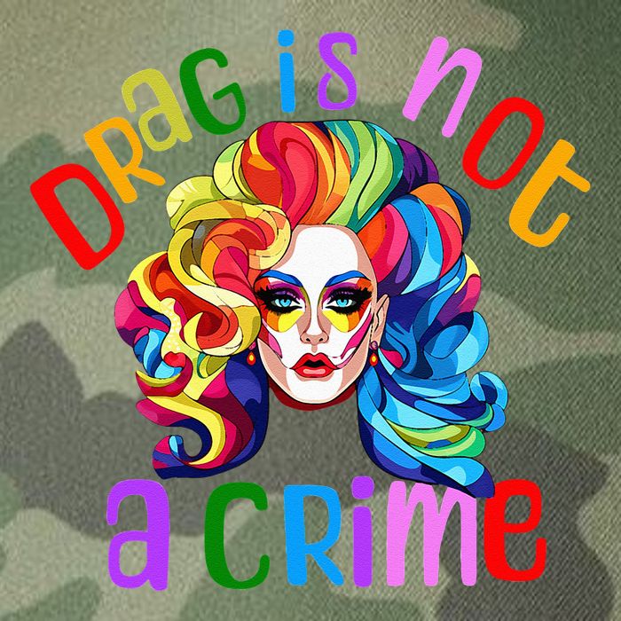 Drag Is Not A Crime Fabulous Drag Queen LGBTQ Equality Pride Legacy Tie Dye Trucker Hat