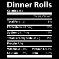Dinner Rolls Nutritional Facts Funny Thanksgiving Drawstring Bag