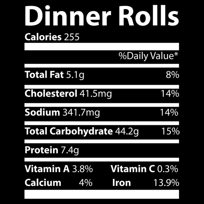 Dinner Rolls Nutritional Facts Funny Thanksgiving Drawstring Bag