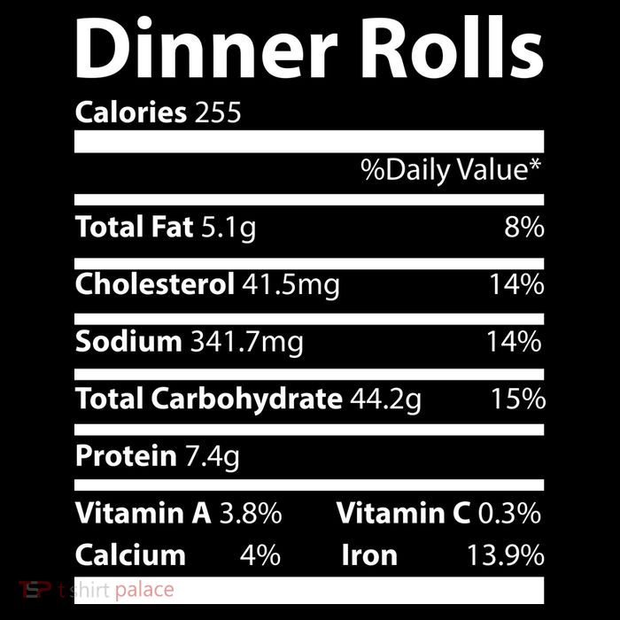 Dinner Rolls Nutritional Facts Funny Thanksgiving Baby Bodysuit