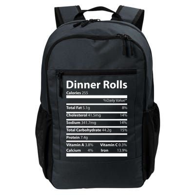 Dinner Rolls Nutritional Facts Funny Thanksgiving Daily Commute Backpack