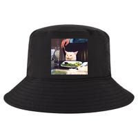 Dinner Table Cat Meme Funny Internet Yelling Cool Comfort Performance Bucket Hat