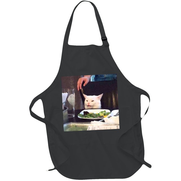 Dinner Table Cat Meme Funny Internet Yelling Apron