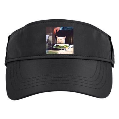 Dinner Table Cat Meme Funny Internet Yelling Adult Drive Performance Visor