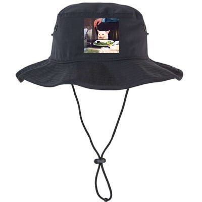 Dinner Table Cat Meme Funny Internet Yelling Bucket Hat