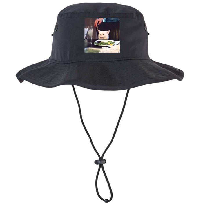 Dinner Table Cat Meme Funny Internet Yelling Bucket Hat
