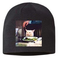 Dinner Table Cat Meme Funny Internet Yelling Sustainable Beanie