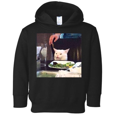 Dinner Table Cat Meme Funny Internet Yelling Toddler Hoodie