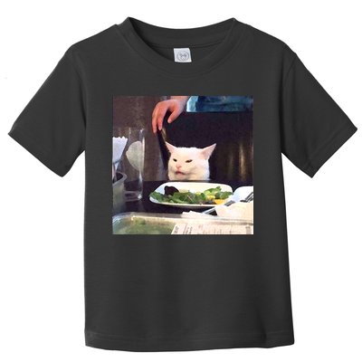 Dinner Table Cat Meme Funny Internet Yelling Toddler T-Shirt