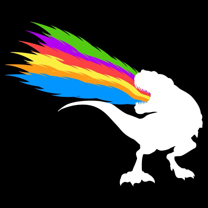Dino Beam V-Neck T-Shirt