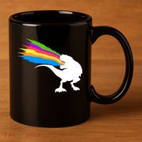Dino Beam 11oz C Handle Ceramic Mug
